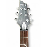 Used Schecter Guitar Research Damien Platinum Black Solid Body Electric Guitar