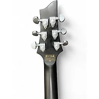 Used Schecter Guitar Research Damien Platinum Black Solid Body Electric Guitar