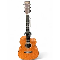 Used Martin Special Birdseye HPL X Series 000 Cognac Acoustic Electric Guitar