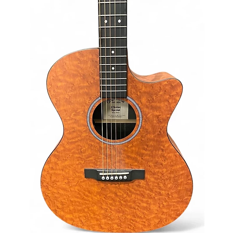 Used Martin Special Birdseye HPL X Series 000 Cognac Acoustic Electric Guitar