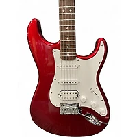 Used Fender Standard Stratocaster Metallic Red Solid Body Electric Guitar