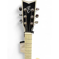 Used Esteban Eldorado Black and White Acoustic Electric Guitar