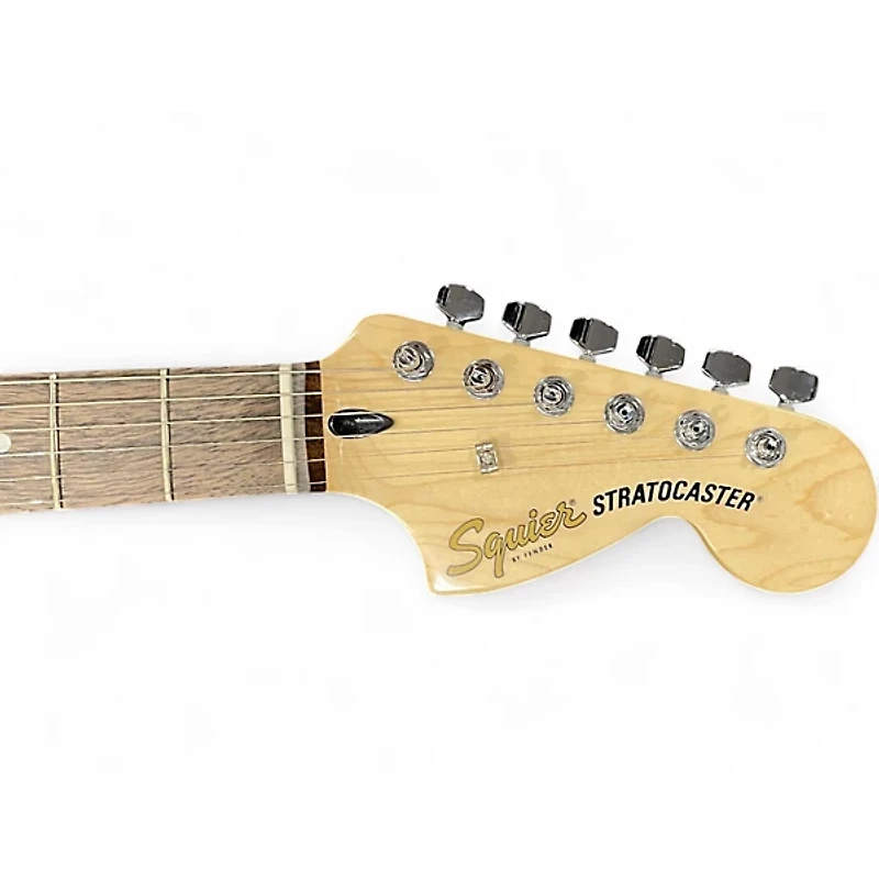 Used Squier Affinity Stratocaster Black Solid Body Electric Guitar