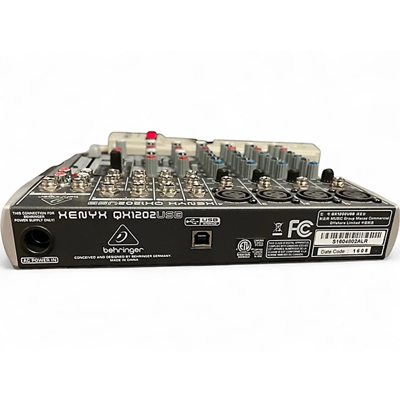 Used Behringer Xenyx Q1202USB Unpowered Mixer
