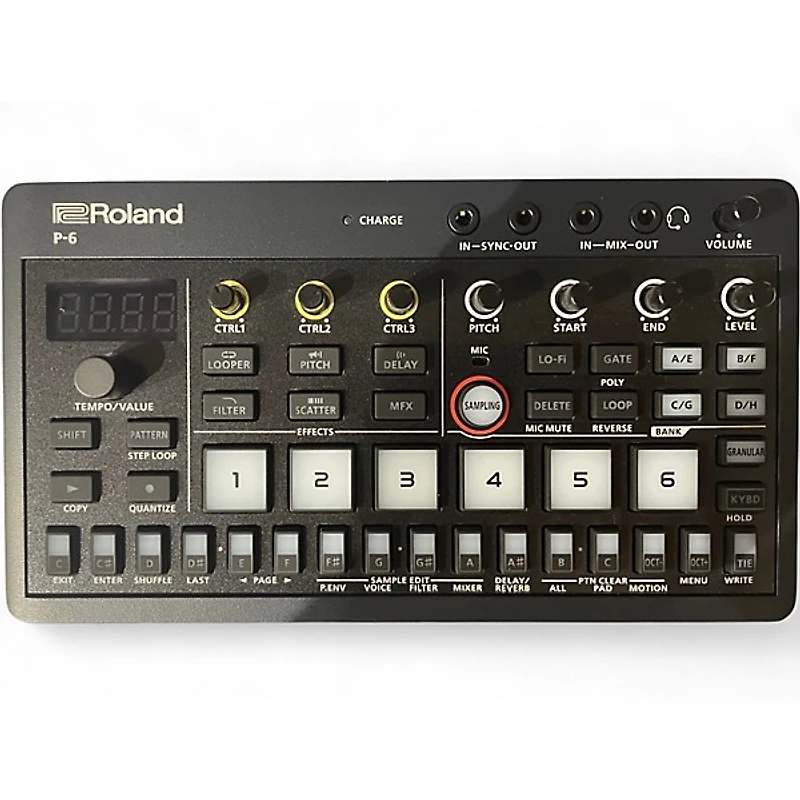 Used Roland AIRA P6 Creative Sampler Production Controller