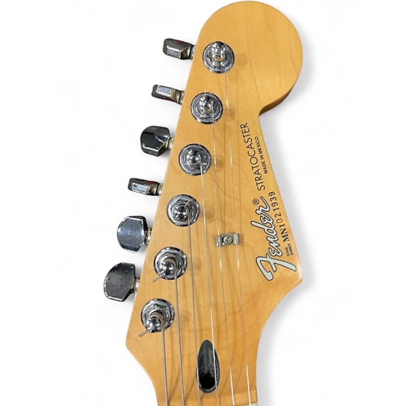 Used Fender Stratocaster Black Solid Body Electric Guitar