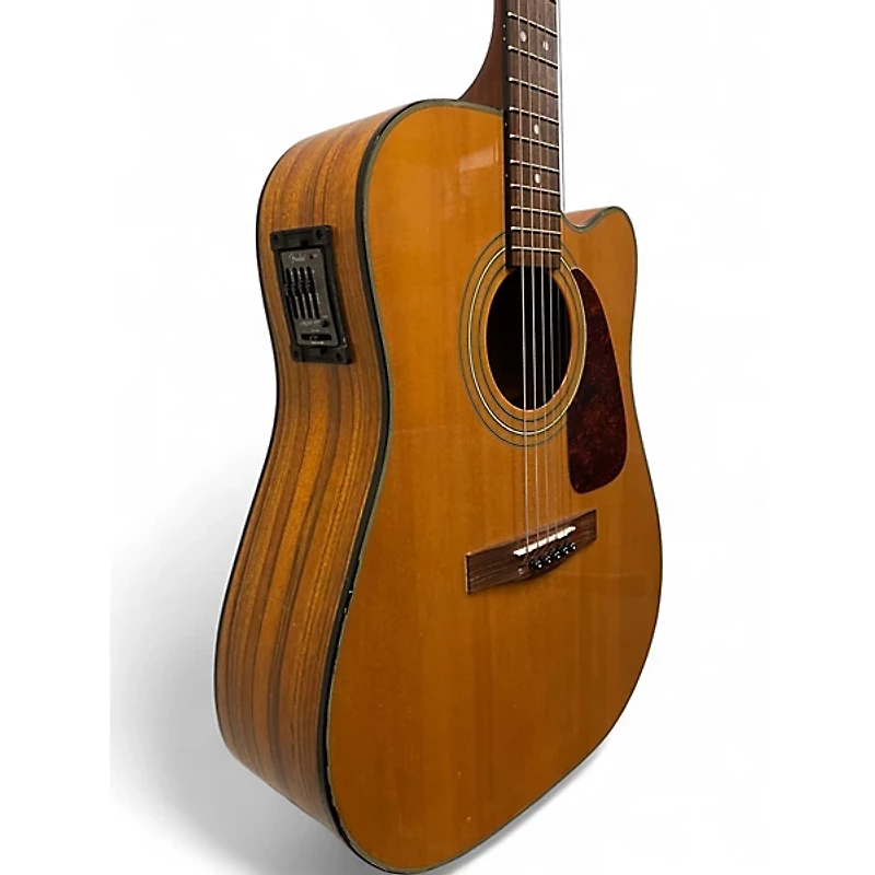 Used Fender DG220SCE Natural Acoustic Electric Guitar