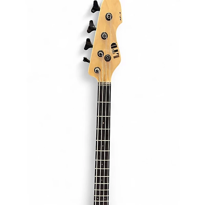 Used ESP LTD AP4 Black Metal Black Electric Bass Guitar