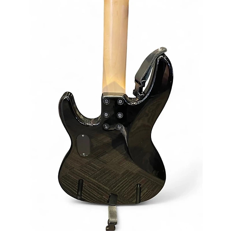 Used ESP LTD AP4 Black Metal Black Electric Bass Guitar