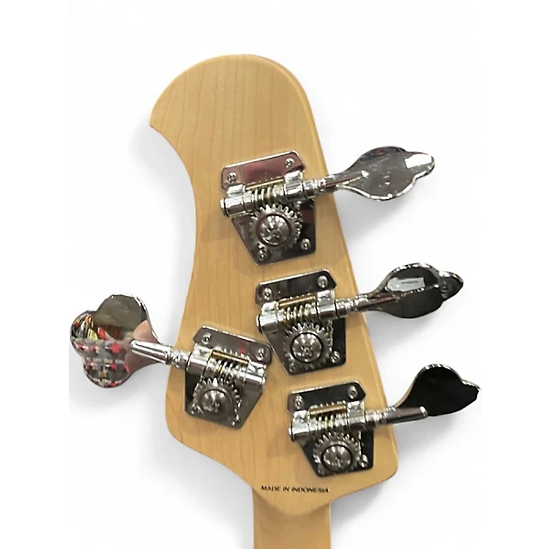 Used Sterling by Music Man Sub 4 Blue Electric Bass Guitar