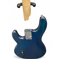 Used Sterling by Music Man Sub 4 Blue Electric Bass Guitar