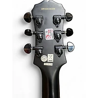 Used Epiphone Prophecy Les Paul Custom Plus Trans Black Solid Body Electric Guitar