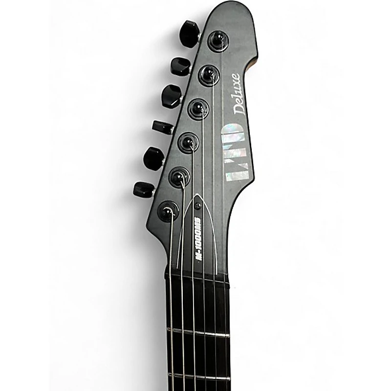 Used ESP LTD M1000MS Black Solid Body Electric Guitar