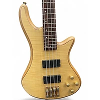 Used Schecter Guitar Research C4 Custom Natural Electric Bass Guitar