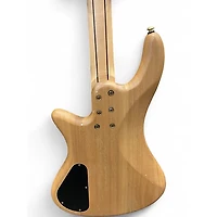 Used Schecter Guitar Research C4 Custom Natural Electric Bass Guitar