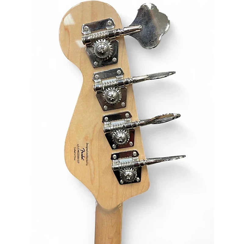 Used Squier Paranormal Rascal Black Electric Bass Guitar