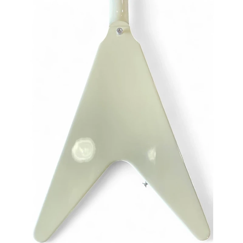 Used Gibson 70s Flying V White Solid Body Electric Guitar