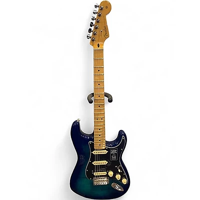 Used Fender Player Stratocaster HSS Plus Top Blue Burst Solid Body Electric Guitar