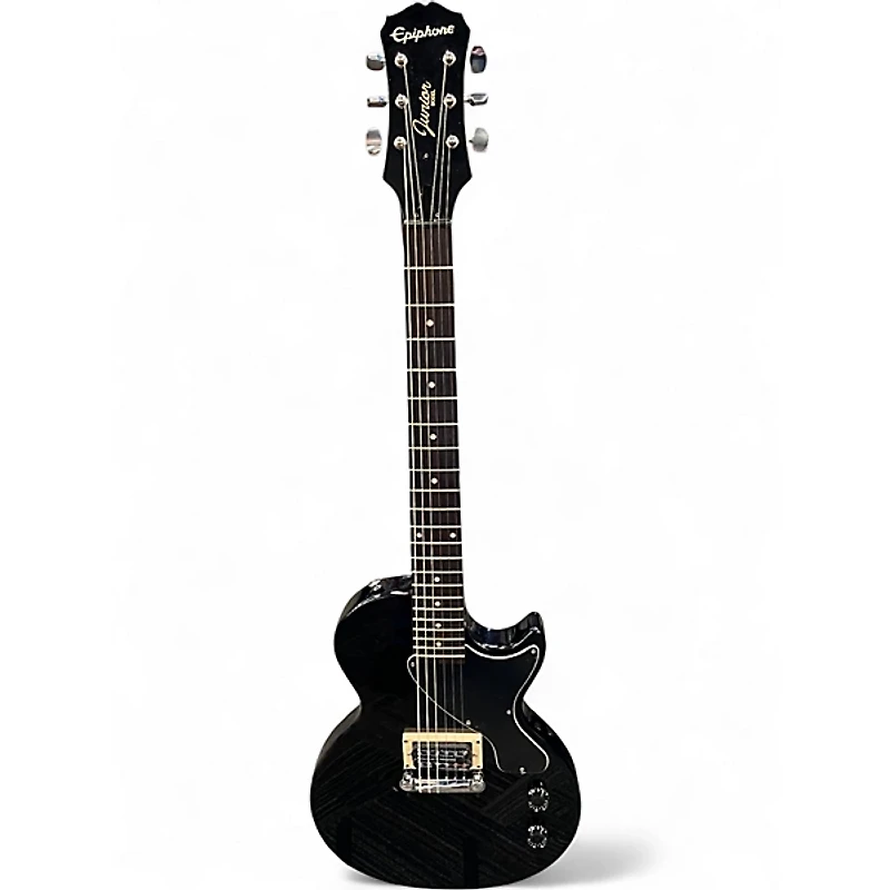 Used Epiphone Les Paul Junior Single Cut Black Solid Body Electric Guitar