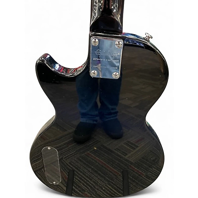 Used Epiphone Les Paul Junior Single Cut Black Solid Body Electric Guitar