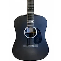 Used Martin DX Johnny Cash Black Acoustic Electric Guitar
