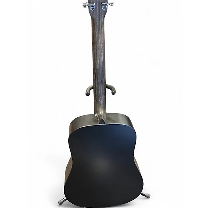 Used Martin DX Johnny Cash Black Acoustic Electric Guitar