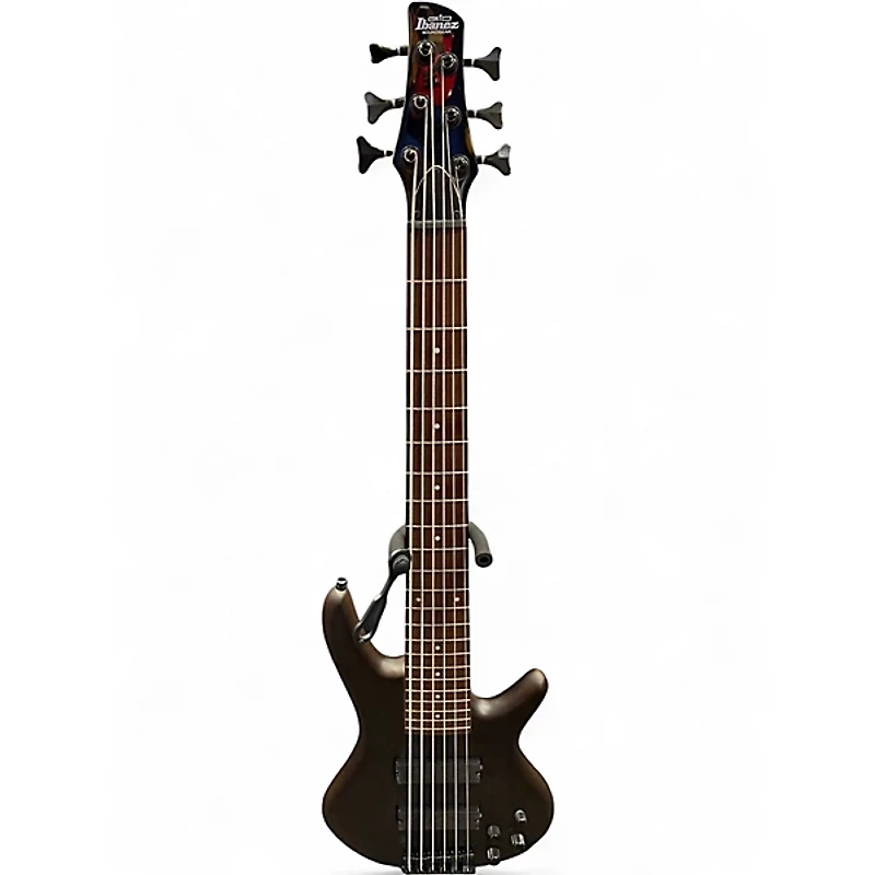 Used Ibanez GSR206 6 String Walnut Electric Bass Guitar