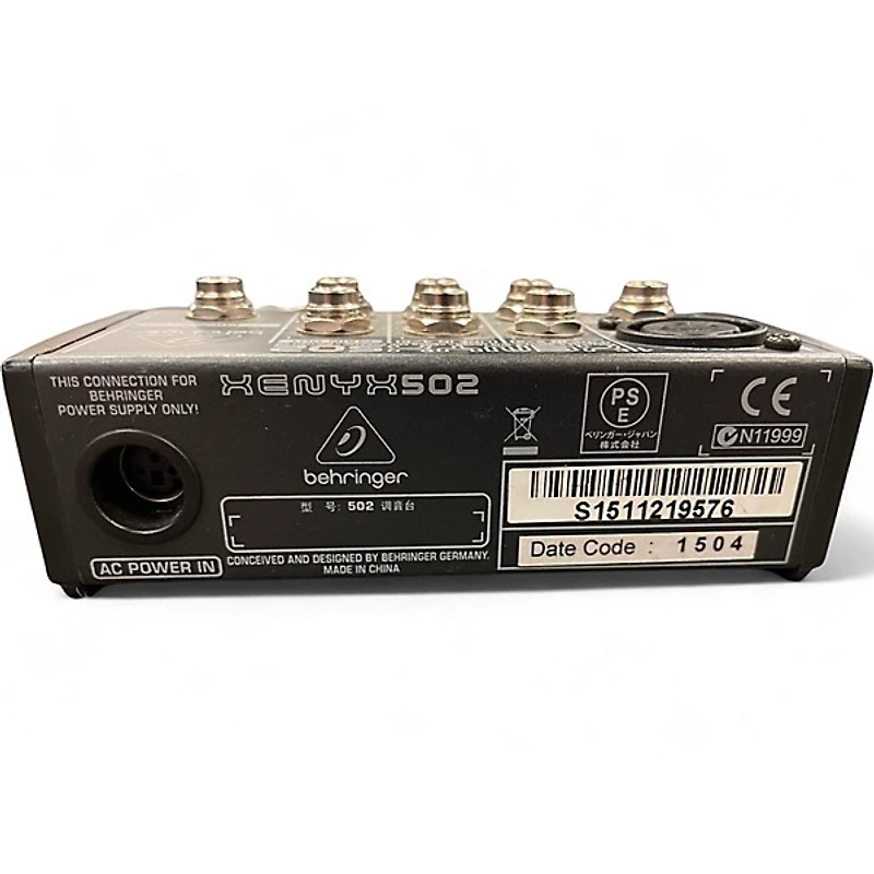 Used Behringer Xenyx 502 Unpowered Mixer