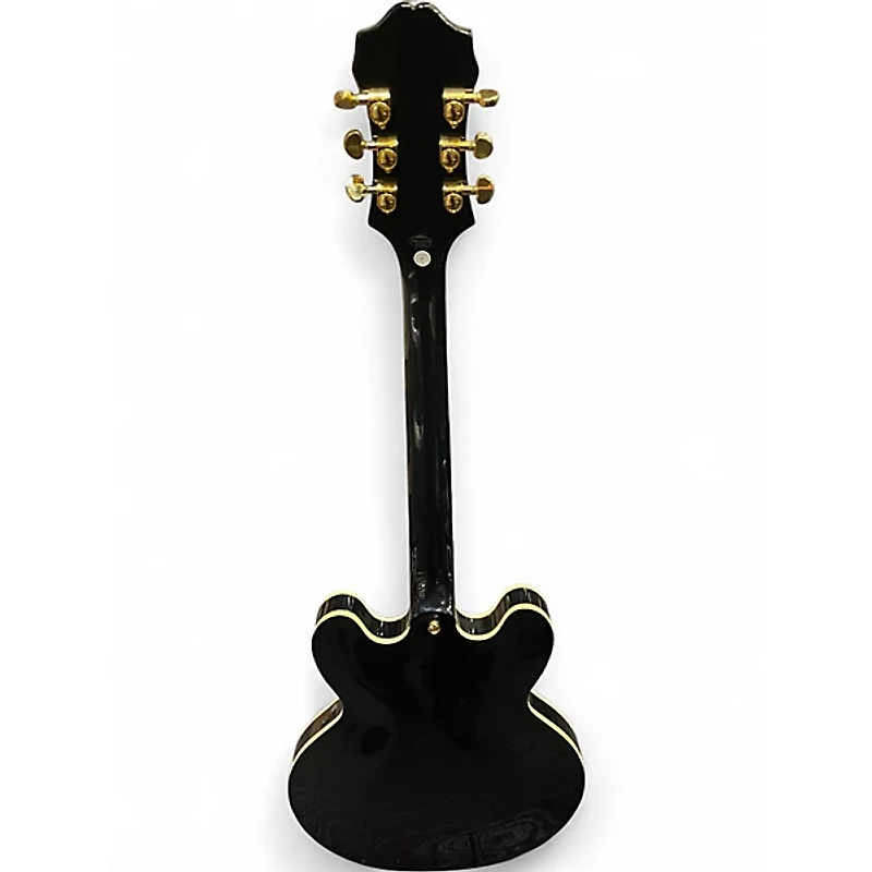 Used Epiphone Sheraton II Black Hollow Body Electric Guitar