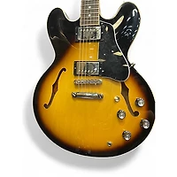 Used Gibson ES335 Sunburst Hollow Body Electric Guitar
