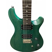 Used PRS SE CE24 STANDARD SATIN GREEN Solid Body Electric Guitar