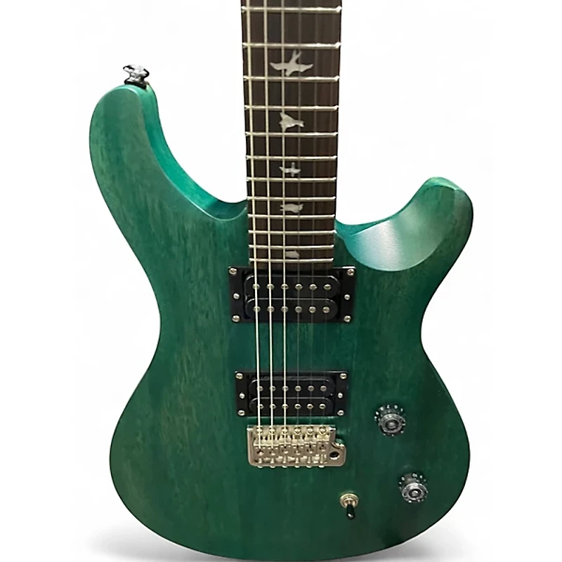 Used PRS SE CE24 STANDARD SATIN GREEN Solid Body Electric Guitar