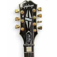 Used Epiphone Matt Heafy Les Paul Custom 7 Black Solid Body Electric Guitar