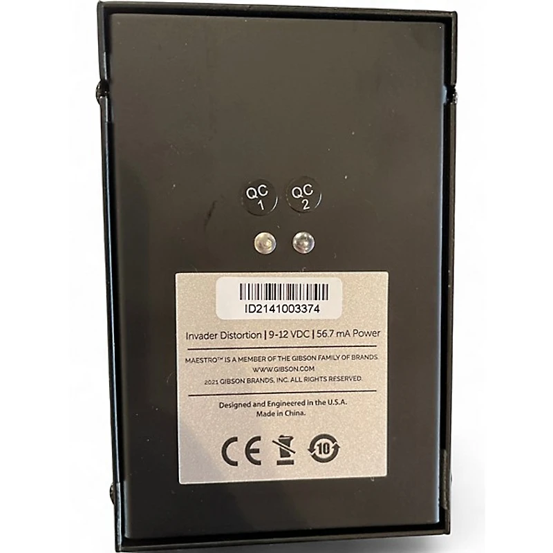 Used Maestro INVADER DISTORTION Effect Pedal