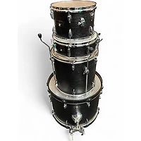 Used TAMA 4 Piece Imperialstar hairline black Drum Kit