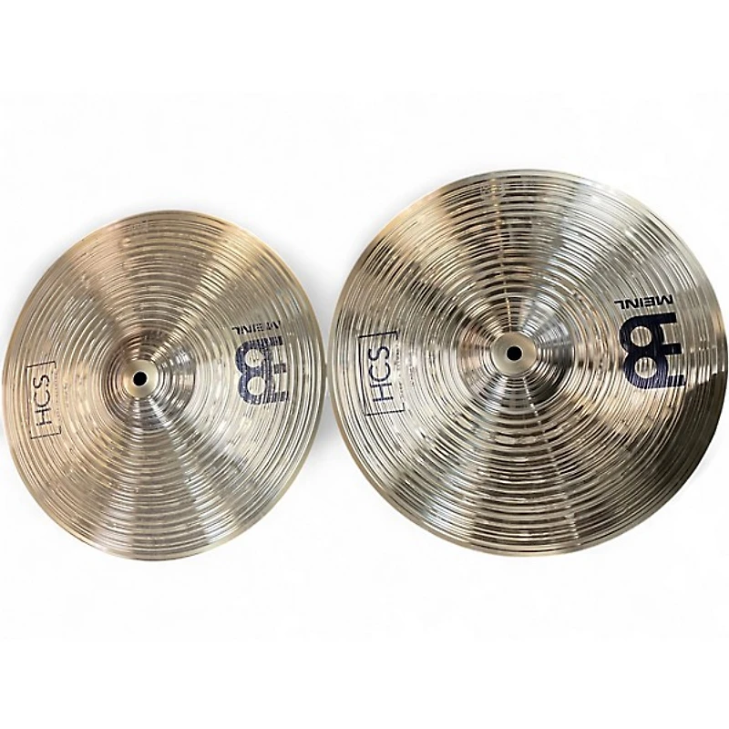Used MEINL 14in HCS Hi Hat Pair Cymbal