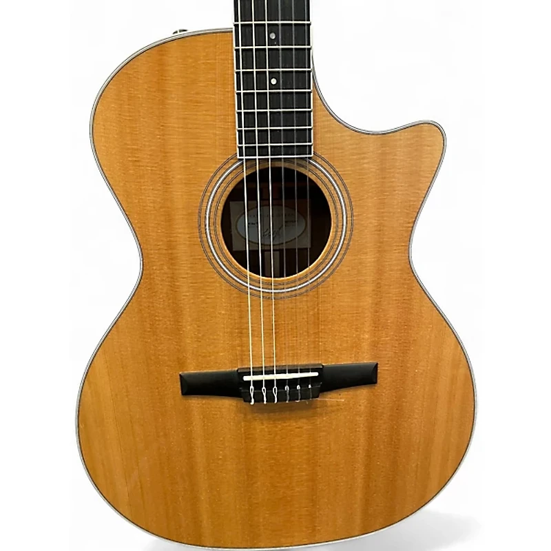 Used Taylor 414CEN Natural Classical Acoustic Electric Guitar