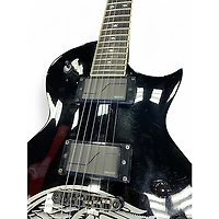 Used ESP LTD Will Adler Warbird Black Solid Body Electric Guitar