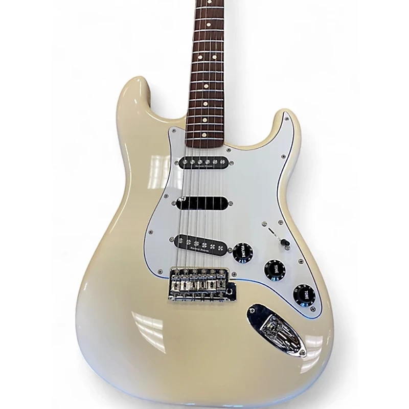 Used Fender Ritchie Blackmore Signature Stratocaster Olympic White Solid Body Electric Guitar
