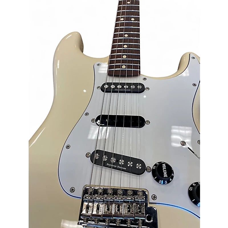 Used Fender Ritchie Blackmore Signature Stratocaster Olympic White Solid Body Electric Guitar