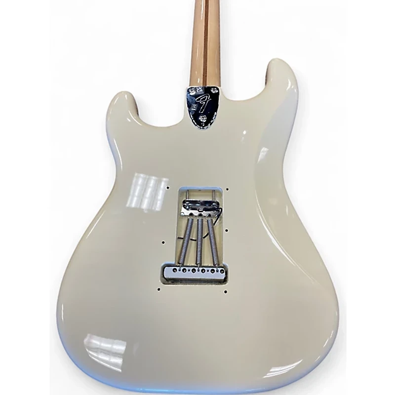 Used Fender Ritchie Blackmore Signature Stratocaster Olympic White Solid Body Electric Guitar