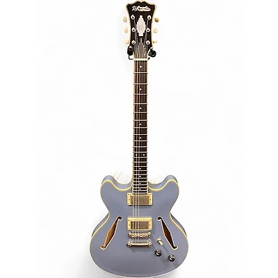Used D'Angelico Excel DC Tour Slate Blue Hollow Body Electric Guitar