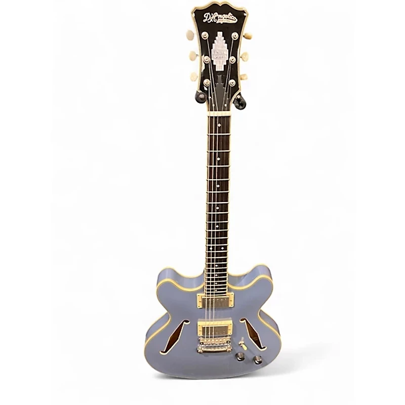Used D'Angelico Excel DC Tour Slate Blue Hollow Body Electric Guitar