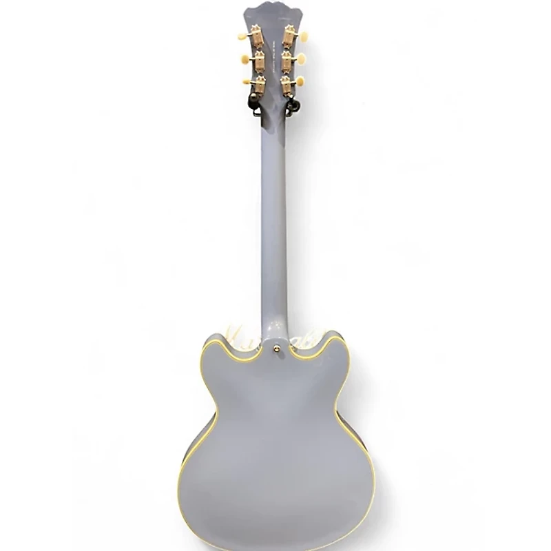 Used D'Angelico Excel DC Tour Slate Blue Hollow Body Electric Guitar