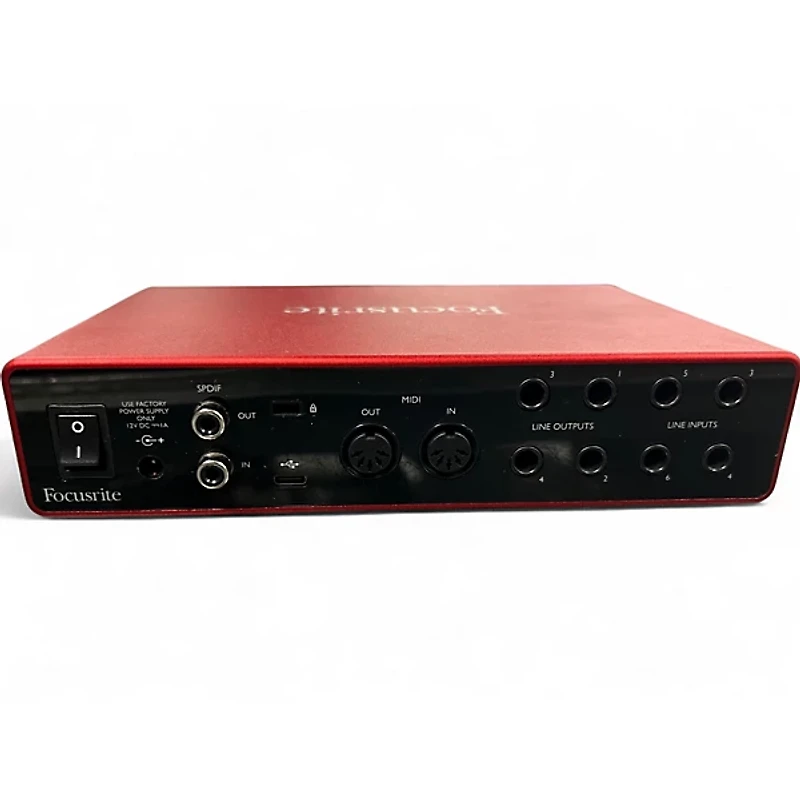 Used Focusrite Scarlett 8i6 Audio Interface