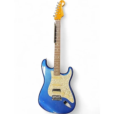 Used Fender American Ultra Stratocaster HSS COBRA BLUE Solid Body Electric Guitar