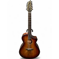 Used Breedlove Oregon Concerto 2 Tone Sunburst 12 String Acoustic Guitar