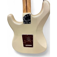 Used Fender American Deluxe Stratocaster Olympic Pearl Solid Body Electric Guitar