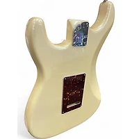 Used Fender American Deluxe Stratocaster Olympic Pearl Solid Body Electric Guitar