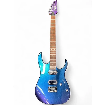 Used Ibanez GRG121SP Blue Metal Chameleon Solid Body Electric Guitar